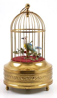 Karl Griesbaum Singing Bird in Cage Automaton