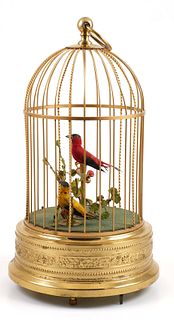 Karl Griesbaum Singing Birds in Cage Automaton