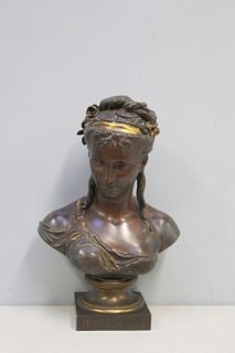 Etienne-Henri Dumaige (French 1830 - 1888) Bronze