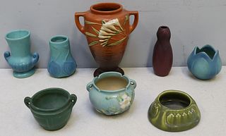 Rookwood, Roseville And Van Briggle Pottery.