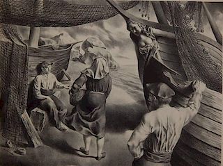 Federico Castellon lithograph