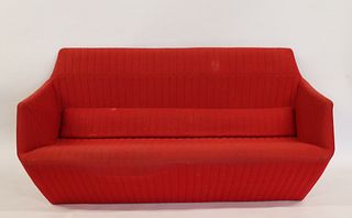 Vintage Linge Roset Signed Upholstered Sofa
