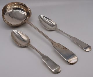 SILVER. Grouping of Russian Silver Serving Pieces.