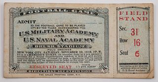 Ticket Army-Navy Football Game 1919