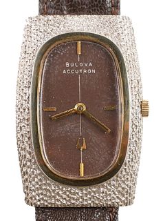 1970s Bulova Accutron Sterling Silver Watch
