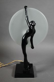 FRANKART Nude Woman Disc Lamp