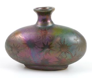 WELLER SICARD Rare Form Cabinet Vase