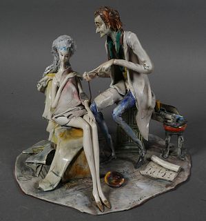 TONI MORETTO Doctor & Patient Figurine
