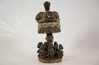 Yoruba Shango Horserider Divination Bowl