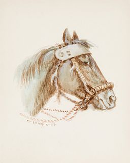 Olaf Wieghorst | Horse with Fancy Bridle