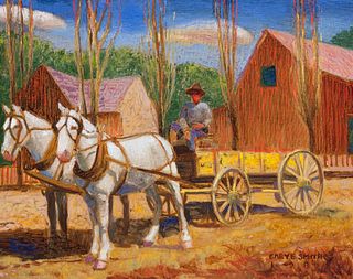 Gary Ernest Smith | Two Horse Farm Wagon