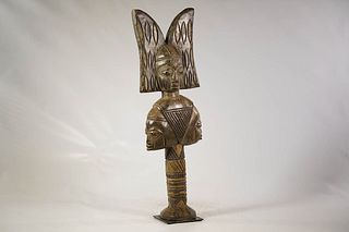 Yoruba Figure with Three Faces