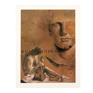 JORGE MARÍN, Sin título, Firmado en plancha, Grabado 20 / 50, En carpeta, 29 x 22 cm