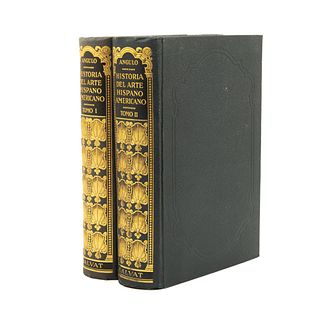 Angulo Íñiguez, Diego. Historia del Arte Hispanoamericano. Barcelona: Salvat Editores, 1945 y 1950.  714; VXI + 930 p.  Capitulos po...