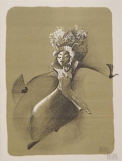 Al Hirschfeld lithograph