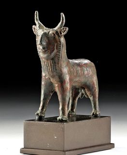 Published Ancient Near East Copper Bull - Art Loss Cert