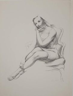 Leon Kroll lithograph