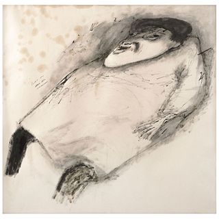 JOSÉ LUIS CUEVAS, Untitled, Signed and dated 52, Ink on paper, 23.6 x 24.4" (60 x 62 cm)
