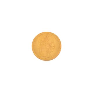 1892 Austrian Gold 8 Florins/20 Francs