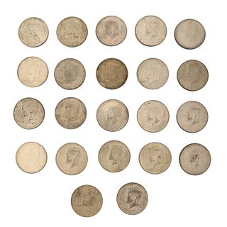 (22) US Silver Kennedy Half Dollars
