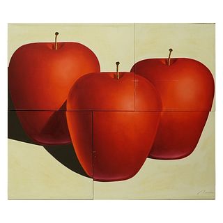 Acrylic on Canvas "Still Life Apples"
