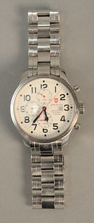 Orbita stainless wristwatch Chronograph Automatic. 47mm.