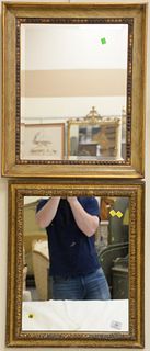 Five framed mirrors to include contemporary mirror with carved frame, three rectangle mirrors and an oval mirror. largest mirror 51" x 33". Provenance