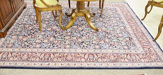 Oriental area rug, original cost Macy's $5,258. 7' 9" x 9' 10". Provenance: Former home of Mel Gibson, Old Mill Rd, Greenwich, CT