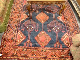 Oriental scatter rug. 5'x10'7".