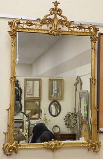 Gilt mirror, 48" x 32".