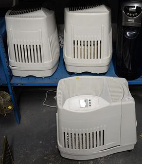 Three moist air humidifiers and a Bionaire. Provenance: Former home of Mel Gibson, Old Mill Rd, Greenwich, CT