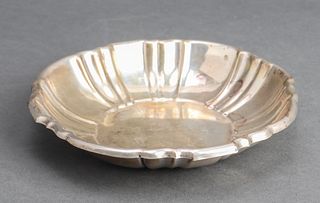 Round Silver Dishes incl. Poole, 2 Pcs.