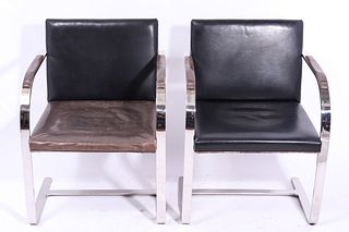 Mies van der Rohe for Knoll "Brno" Chairs, Pair