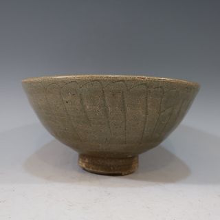 CHINESE ANTIQUE YAOZHOU WARE BOWL - SONG DYNASTY