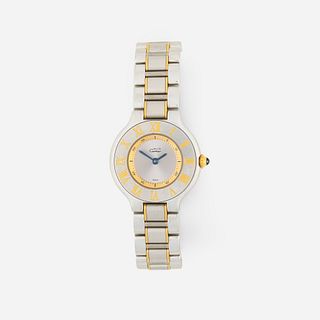 Must de Cartier, quartz wristwatch