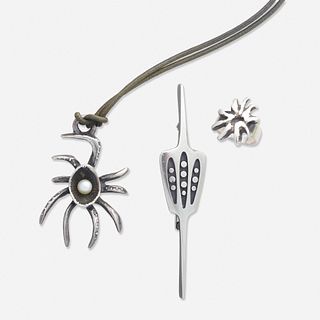 Christian Schmidt, Group of sterling silver jewelry