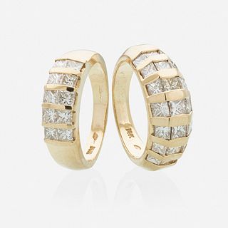 Two diamond rings