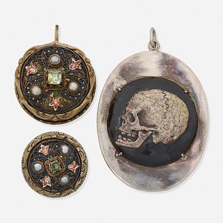 Skull and gem-set jewelry