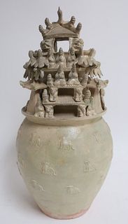 Large Western Jin Funerary Jar