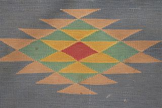Southwestern Style Flat Woven Rug