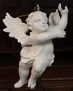 French 1940's  Putto Floor Lamp
