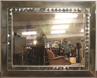 Large Midcentury Silvered Pier Mirror, circa 1950