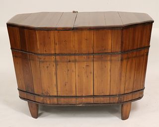 Asian Wooden Octagonal Bathing Tub