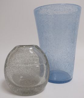 Henri Navarre Clear Soda Glass Vase