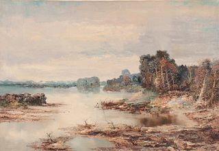 Willi Bauer - Landscape with Marsh