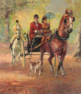 Ludwig Gschossmann - Horse Drawn Carriage