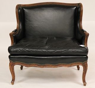 Auffray of New York Carved Wood/Upholstered Chair