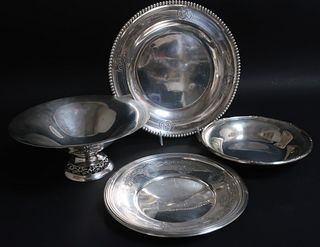 3 Sterling Silver & .900 Silver Trays/Bowls