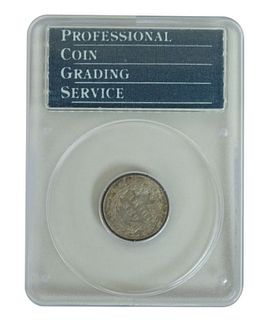 1890 S Seated Liberty Dime MS64