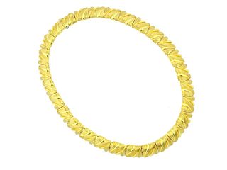 Henry Dunay 18 Karat Yellow Gold Necklace